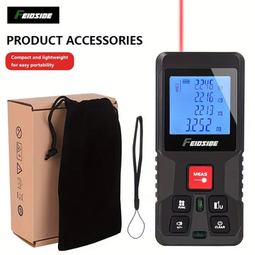 HILDA Digital Laser Distance Meter 50M/100M/120M Finder High Precision Area Volume Measure Construction Measuring Ruler Tool Apsilon