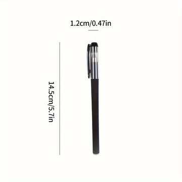 5/10/20pcs Quick-Drying Gel Pens, 0.5mm Fine Tip, Black Ink - Ideal Choice for Office and School clea For school office use only Apsilon