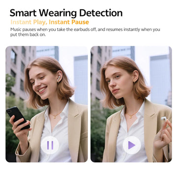 QCY MeloBuds N70 Adaptive ANC Wireless Earbuds Bluetooth 6.0 LDAC Hi-Res Audio 6 Mics Wireless Charging Earphones 50Hrs IPX5 Apsilon