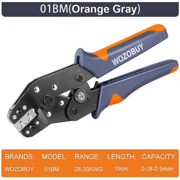 SN-01BM Wire Crimp Tool Kit AWG 28-20 (0.08-0.5mm²) Wire Crimper for 2.54mm Dupont Connectors and 2.54mm JST-XH Connectors Apsilon