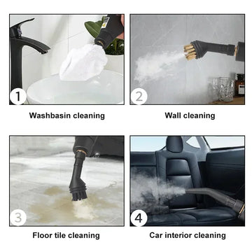 2500W Handheld Steam Cleaner High and Temperature Air Conditioner Kitchen Hood Car Steam Clean Machine Floor and More Cleaning Apsilon