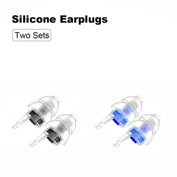 HUAK High Fidelity Silicone Ear Plugs for Noise Cancelling Washable Reusable Musicians Motorcycles Sleeping Work, Study, Swim Apsilon