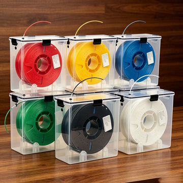 1KG PLA Filament Dry Box with Upgrade Roller Dryer for PETG ABS TPU Dehydrator Sealed Storage Box Filament Spool Holder Apsilon