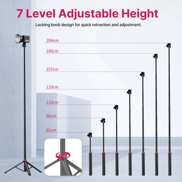 Ulanzi MT-79 2M Portable Universal Tripod Aluminum Alloy Lamp Holder Support LT028 Fill Light Lightweight Camera Action Camera Apsilon