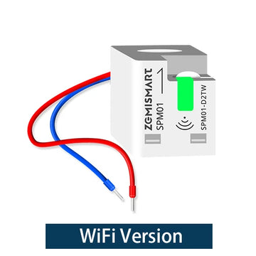 Zemismart Smart Energy Meter Zigbee Monitor Electric Sensor Measure Work with Tuya App Supports Homey and Smartthings Apsilon