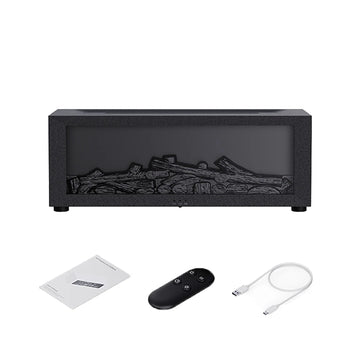 Air Humidifier Essential Oils Humidifiers Home Aroma Humidifier Flame Automatic Fragrance Diffuser With LED Light Remote Control Apsilon