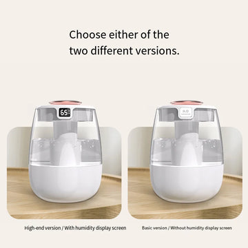 Air Humidifier Aroma Humidifier Double Spray Port Essential Oil Diffuser USB Water Humidifier with Light for Home Office Apsilon
