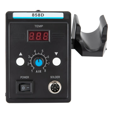 Hot Air Refining Station 220V SMD Soldering Station with Heat Gun Set LED Screen Display Hot Air for Electronics Desoldering Apsilon