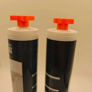 6Pcs Reusable Tube Plugs with Threaded Sealing Caps for Standard Caulking Tubes, Effectively Prevent Glue Drying and Deformation Apsilon