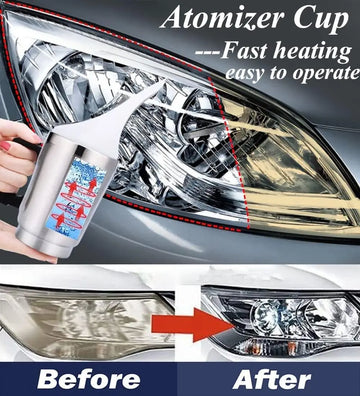 Car Headlight Polishing Restoration Kit Auto Headlight Restorer Repair Set Workshop Tools 500ML Liquid Polymer Evaporator Apsilon