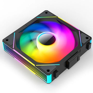 TEUCER JM-1 ARGB Fan 3 in 1 RGB Mirror Cycle Light Effect 800-2000RPM PWM Water Cooling 360mm  PC Cooler Fan Kit Apsilon