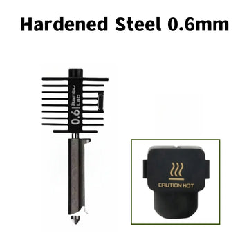 Original Hotend Kit For Bambu Lab A1/A1 Mini Fast Speed Hot End Assembly 0.2/0.4/0.6/0.8mm Hardened Steel Nozzle 3D Printer Part Apsilon