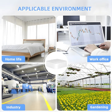 Tuya WIFI/Zigbee Smart Air Quality Monitor Box VOC HCHO PM2.5 Gas Detector Temperature Humidity Meter 6 IN 1 Air Housekeeper Apsilon