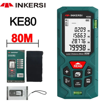 INKERSI Laser Rangefinder Digital Tape Measure 40M/70M/120m High Precision Laser Distance Meter Digital Roulette Range Finder Apsilon