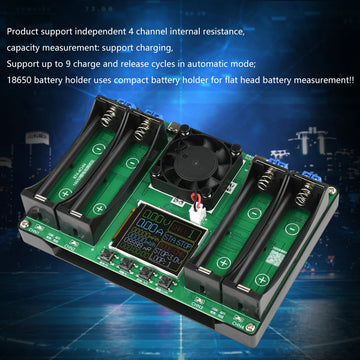2/4/8 Channel 18650 Battery Capacity Resistance Tester Electronic Load Tester Automatic Charging and Discharging Module Apsilon
