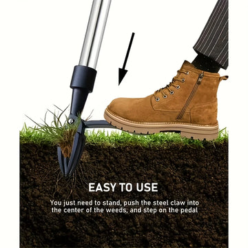 1pc 4-Claw Weed Tool Head - Professional Root Extractor for Tough Garden Weeds, Ergonomic Yard Maintenance Solution Apsilon