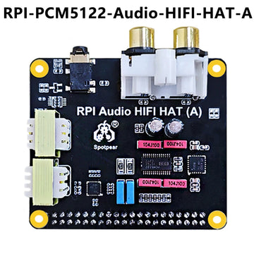 Raspberry Pi5 Audio HIFI HAT PCM5122 I2S Audio Card DAC Also For PI 5 / PI4 /PI3 /Zero Series Apsilon
