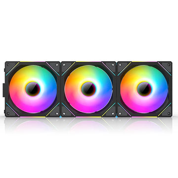 TEUCER JM-1 ARGB Fan 3 in 1 RGB Mirror Cycle Light Effect 800-2000RPM PWM Water Cooling 360mm  PC Cooler Fan Kit Apsilon