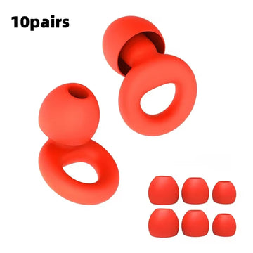 Silicone Earplugs for Swimming Sleep Noise Cancel Noise Reduction-Soundproof Reduce Disturbances -Quality loop Earplugs Apsilon