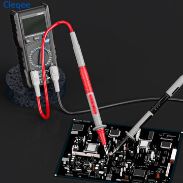 Cleqee CKT004 multimeter test lead kit test cable 4mm banana plug with crocodile clip wire perforation probe for electrical test Apsilon