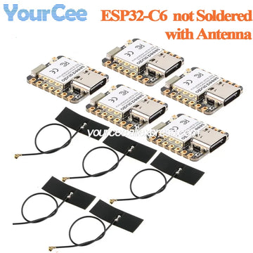 10pcs/1pc ESP32 Seeed Studio XIAO ESP32C6 ESP32C3 ESP32C5 WiFi 6+Bluetooth-compatible Ble 5 Zigbee Matter Wifi Development Board Apsilon