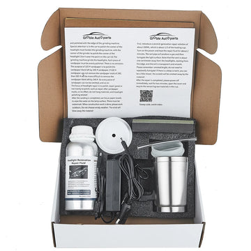 Car Headlight Polishing Restoration Kit Auto Headlight Restorer Repair Set Workshop Tools 500ML Liquid Polymer Evaporator Apsilon