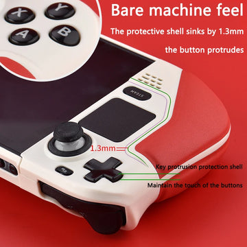 Full Protective Case for Steam Deck Cowhide wrap host Protective Soft Leather Grip Non-slip Cover hard shell bracket Accessories Apsilon