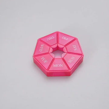 Mini Small Portable Travel Vitamin Pill Box Pills Cases Container Organizer Storage Tablets 7 Days Grids Medicine Fish Oils Apsilon