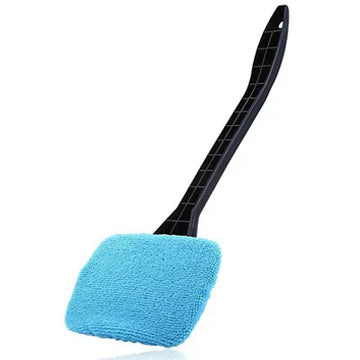 Car Window Cleaner Brush Kit Windshield Cleaning Wash Tool Inside Interior Auto Glass Wiper with Long Handle Car Accessories Apsilon