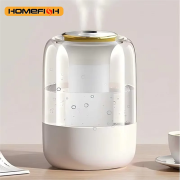 HOMEFISH 2025 New Model Air Humidifier for Home Use, Quiet Bedroom Large Spray for Pregnant Women and Babies, Indoor Humidifier Apsilon