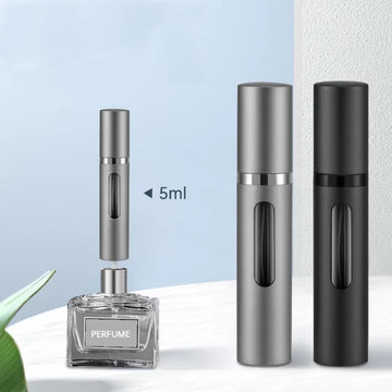 8ml Glass Refillable Perfume Bottle with Spray Scent Pump Portable Travel Empty Cosmetic Containers Mini Spray Atomizer Bottle Apsilon
